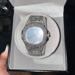 Mens Bling Watch
